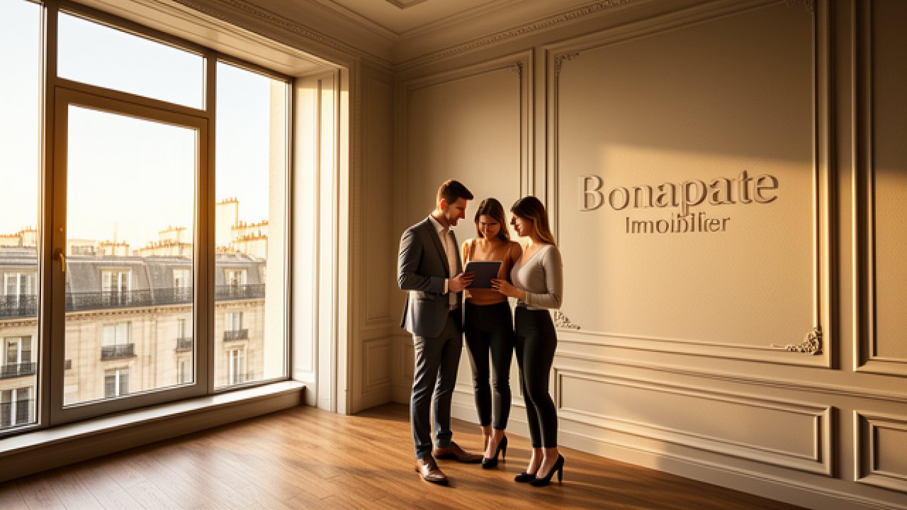Bonaparte Immobilier : quand le raffinement français rencontre l'efficacité moderne dans le luxe